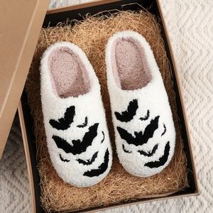 Halloween Bat Slippers